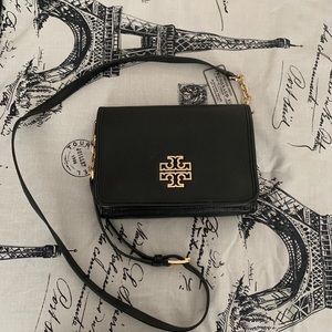Tory Burch Britten Combo Leather